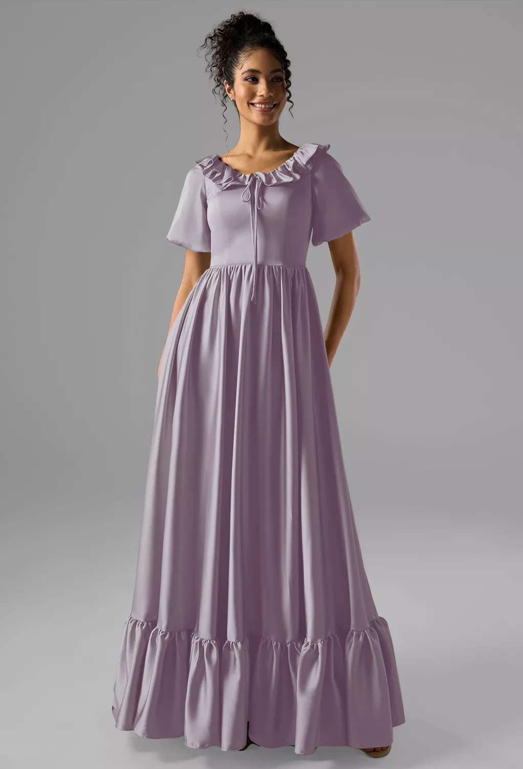AW Sumayyah Purple Haze  Long Bridesmaid Dresses
